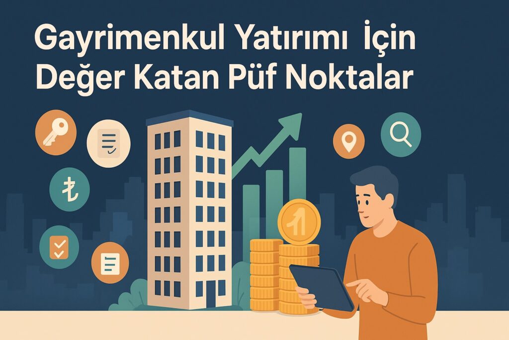 Gayrimenkul Yatırımı İçin Değer Katan Püf Noktalar