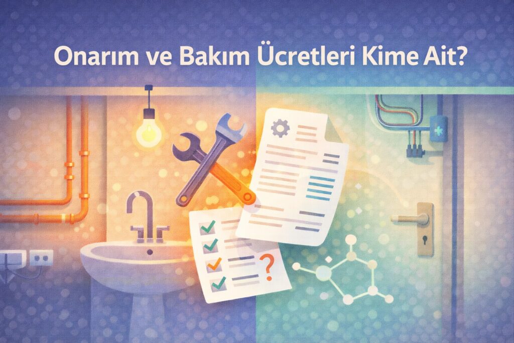 bakım ve onarım ücretleri kime ait