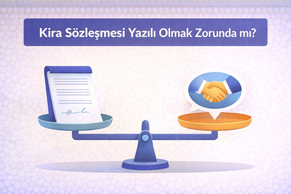kira sözleşmesi yazılı olmak zorunda mı