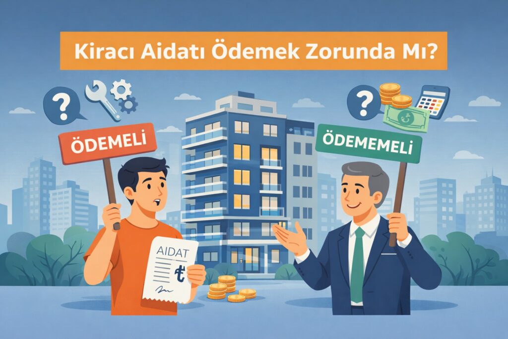 kiracı aidatı ödemek zorunda mı