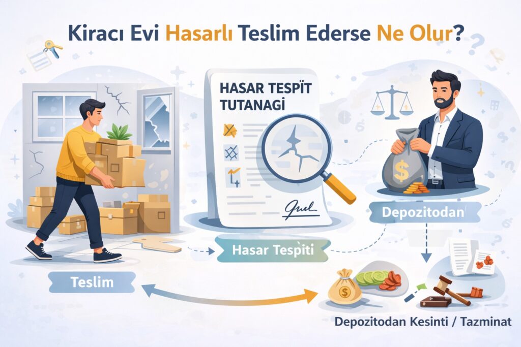 Kiracı Evi Hasarlı Teslim Ederse Ne Olur