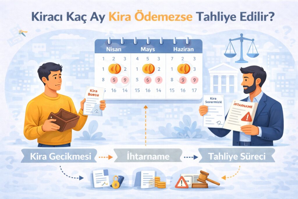 Kiracı Kaç Ay Kira Ödemezse Tahliye Edilir