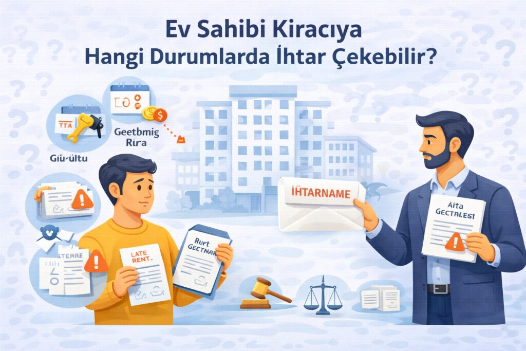 Ev Sahibi Kiracıya Hangi Durumlarda İhtar Çekebilir?
