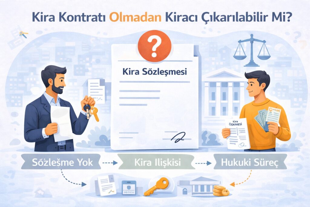 Kira kontratı olmadan kiracı çıkarılabilir mi
