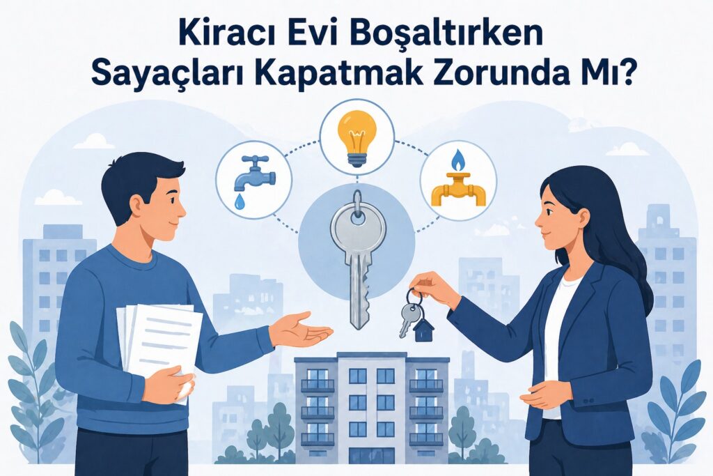 Kiracı Evi Boşaltırken Sayaçları Kapatmak Zorunda Mı