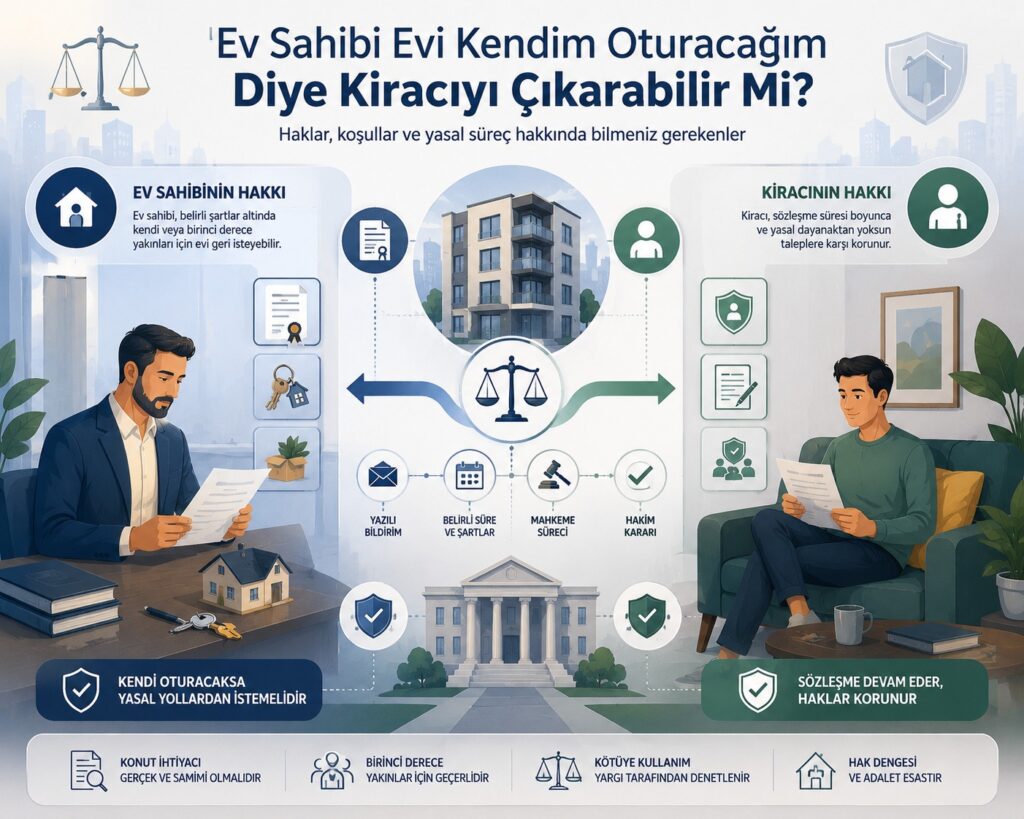 Ev Sahibi Evi Kendim Oturacağım Diye Kiracıyı Çıkarabilir Mi