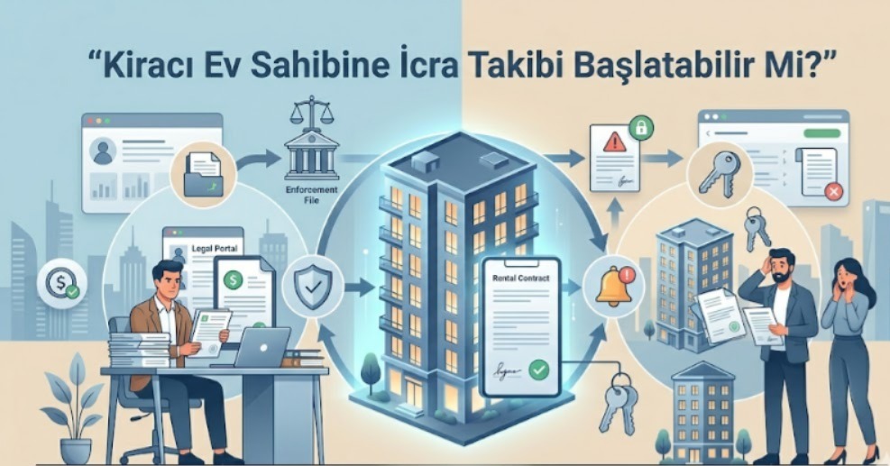 Kiracı Ev Sahibine İcra Takibi Başlatabilir Mi