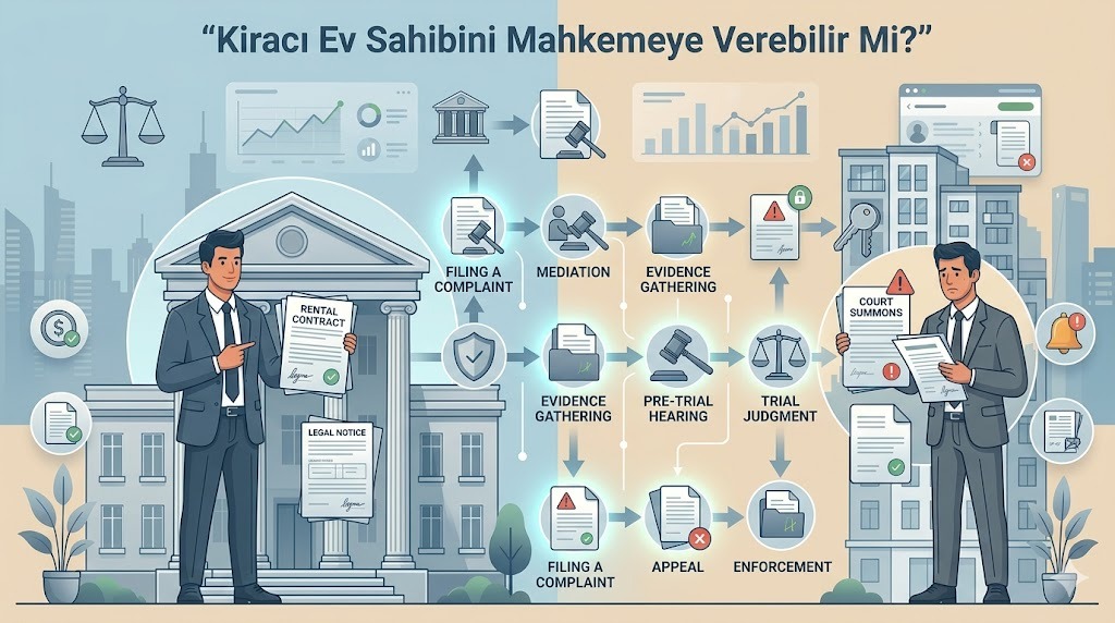 Kiracı Ev Sahibini Mahkemeye Verebilir Mi