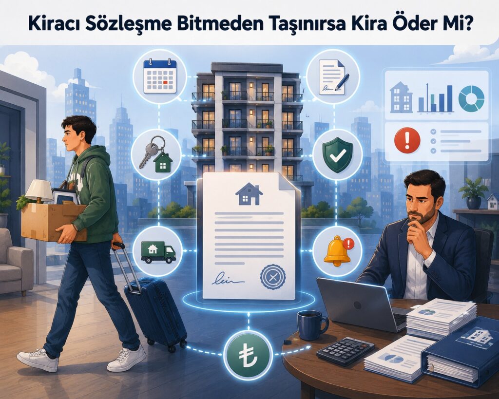 Kiracı Sözleşme Bitmeden Taşınırsa Kira Öder Mi