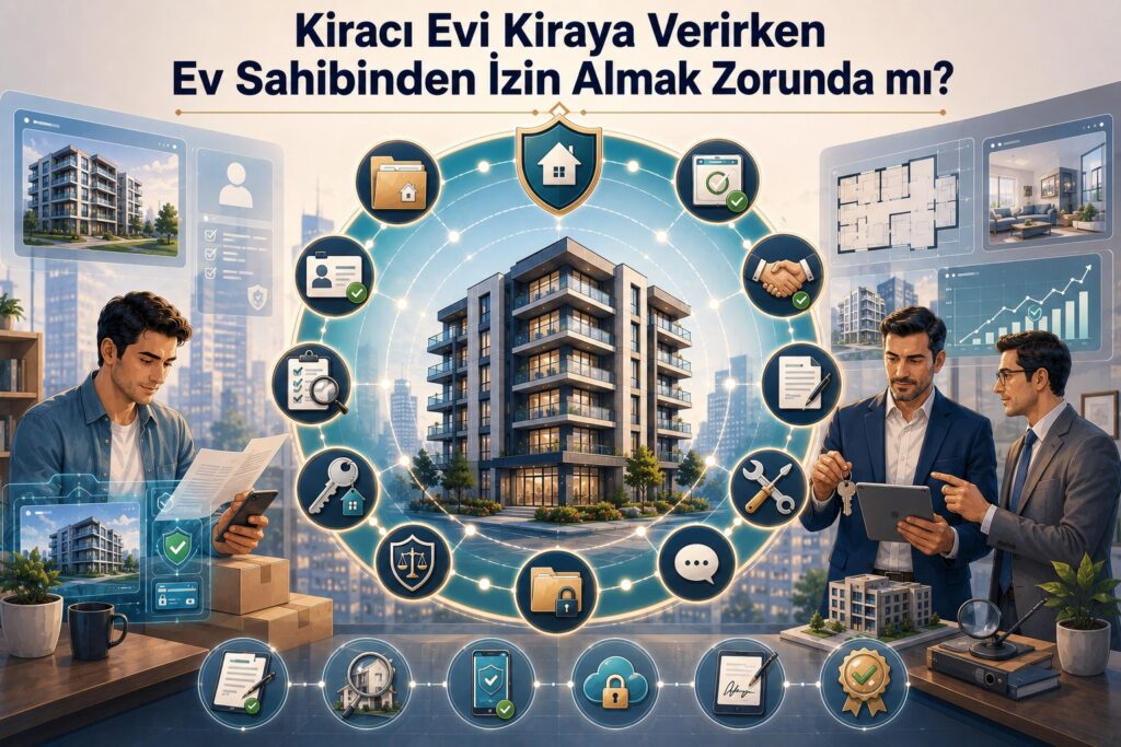 Kiracı evi kiraya verirken ev sahibinden izin almak zorunda mı