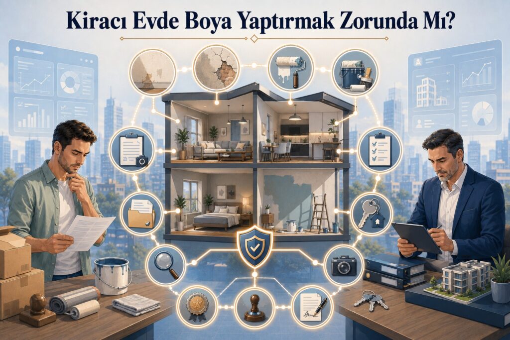 kiracı eve boya yaptırma zorunda mı