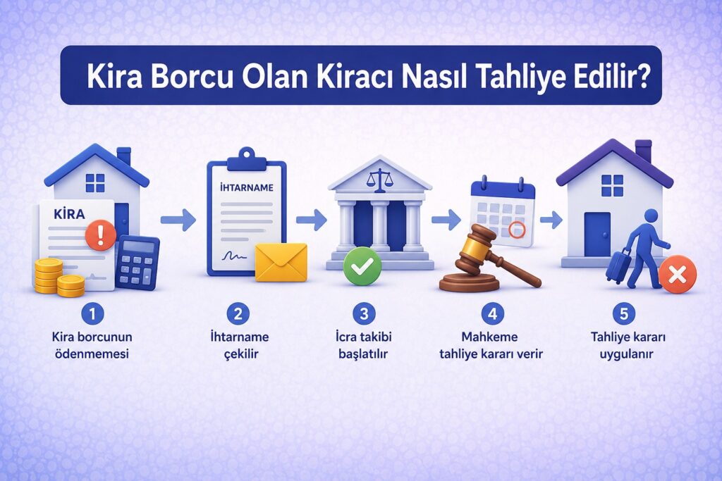 Kira Borcu Olan Kiracı Nasıl Tahliye Edilir