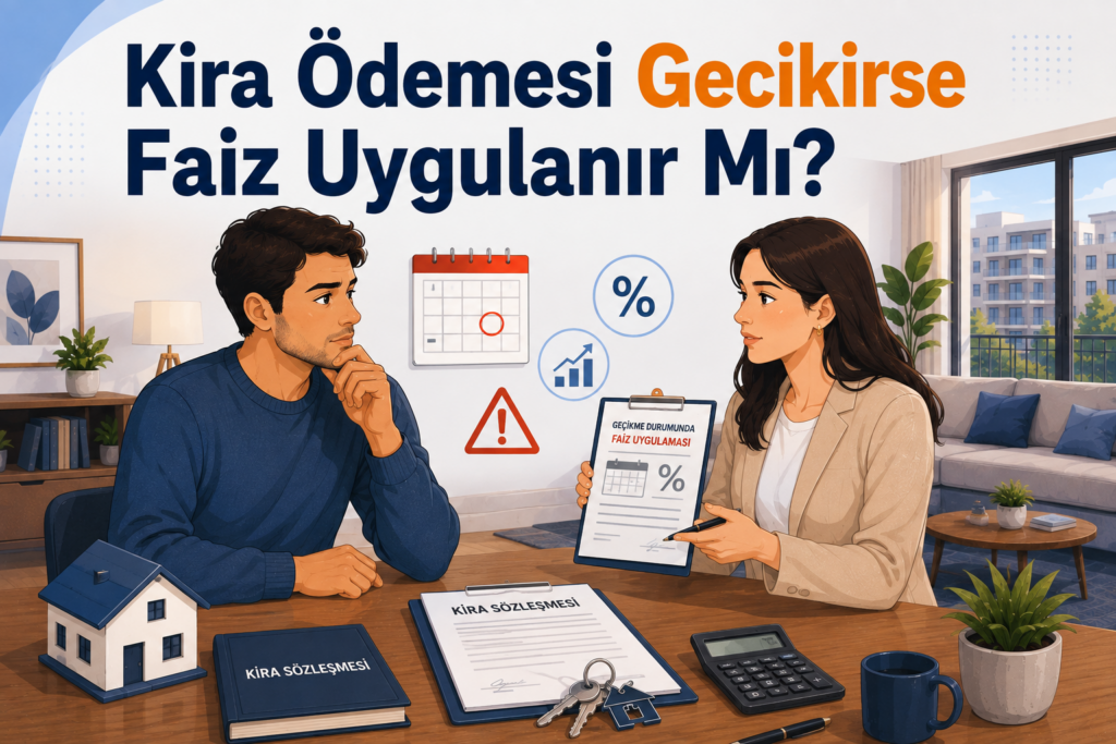 Kira ödemesi gecikirse faiz uygulanır mı