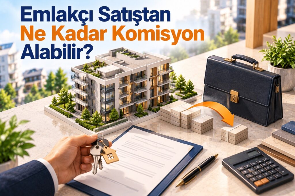 Emlakçı Satıştan Ne Kadar Komisyon Alabilir