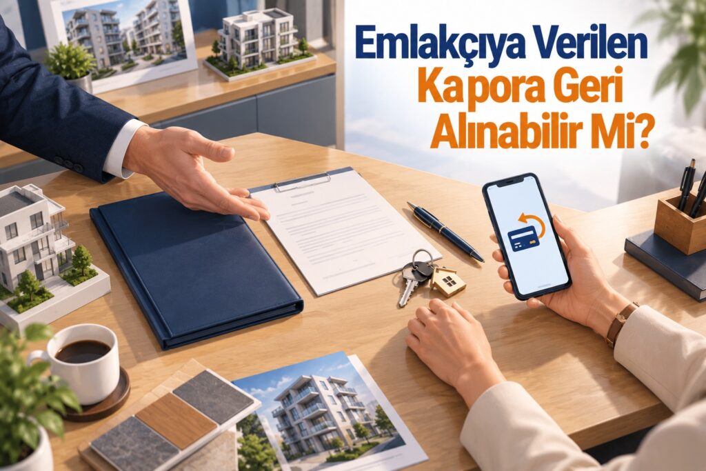 Emlakçıya Verilen Kapora Geri Alınabilir Mi