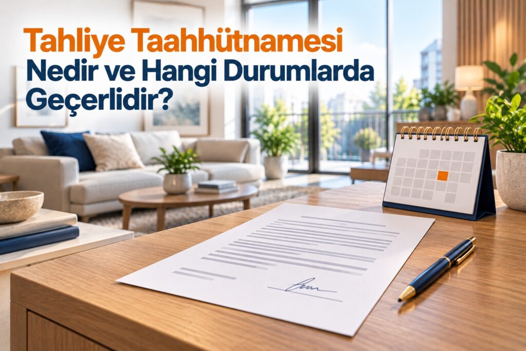 Tahliye taahhütnamesi