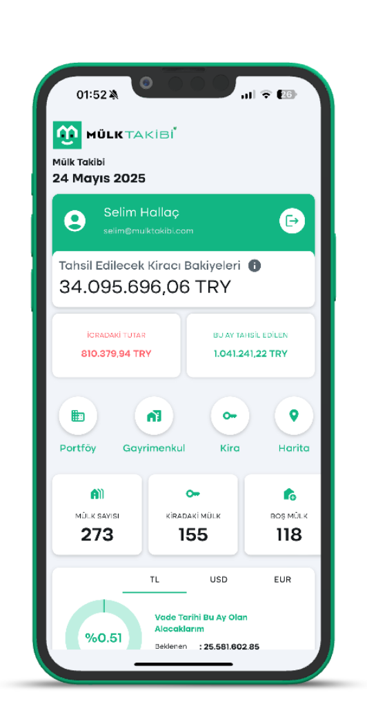 Mülk Takibi Mobil Uygulama